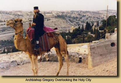 Archbishop Gregory Overlooking the Holy City