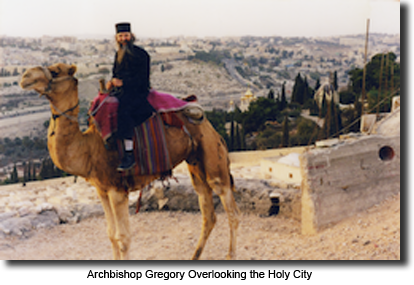 Archbishop Gregory Overlooking the Holy City