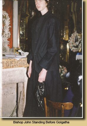 Bishop John Standing Before Golgatha