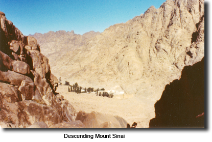 Descending Mount Sinai