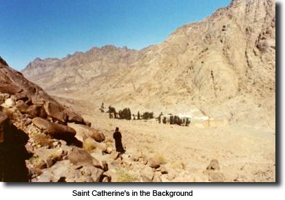 Saint Catherine’s in the Background