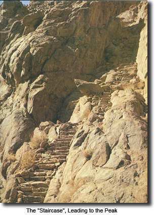 The “Staircase”, Leading to the Peak