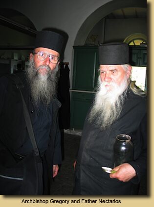 Archbishop Gregory and Father Nectarios