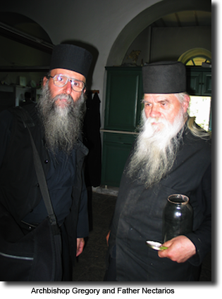 Archbishop Gregory and Father Nectarios