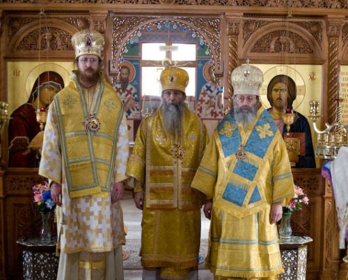 Archbishop Gregory, Archbishop Ambrose and Bishop John.