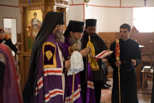 The hierarchs at the enthronement of Bishop John.