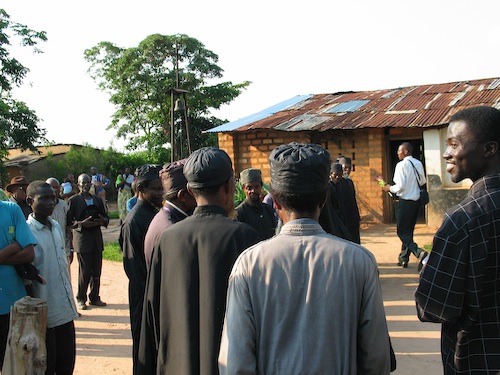 Arrival in Kananga.