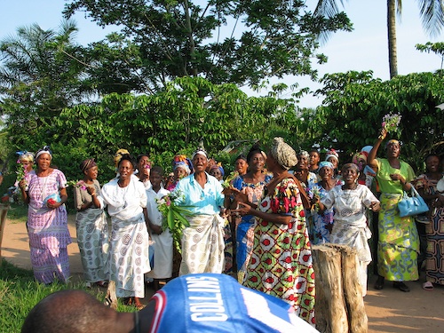 The Ladies’ Reception in Kananga.