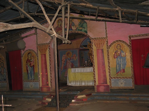 The Inside of the Church of the Twelve Apostles.