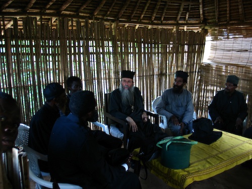 Vladyka Talking to All the Clergy.