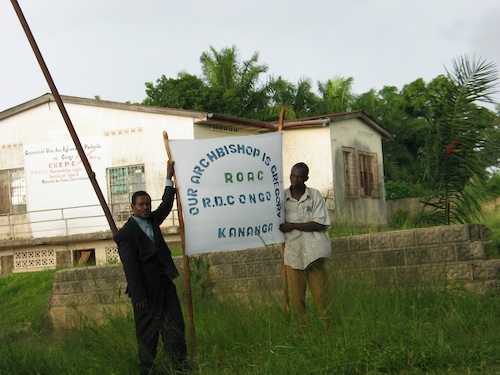 Two of the Protestants converting to Orthodoxy displaying their Sign.