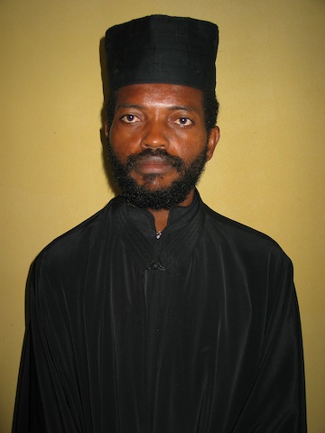 Hieromonk Theophile from Kinshasa.