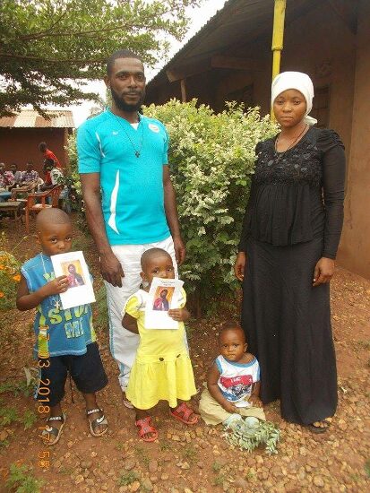 A family of the parish, the children holding small icons