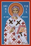 Saint Cyril of
  Jerusalem