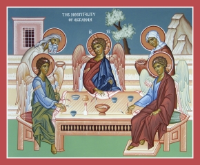 Icon of the Hospitality of Abraham